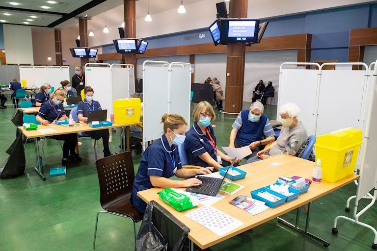 Epsom Downs vaccination centre.jpg